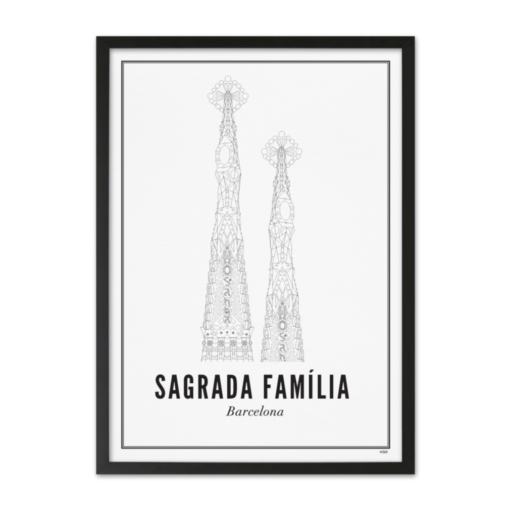 Poster of Barcelona - Sagrada Familia - Detail | WIJCK.